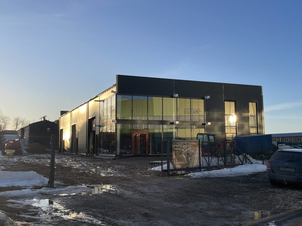 Ožiarūčių g. 8 (Ožiarūčių g. 8) - Ne maisto parduotuvė, Sandėlys / Platinimo centras - statybų nuotraukos