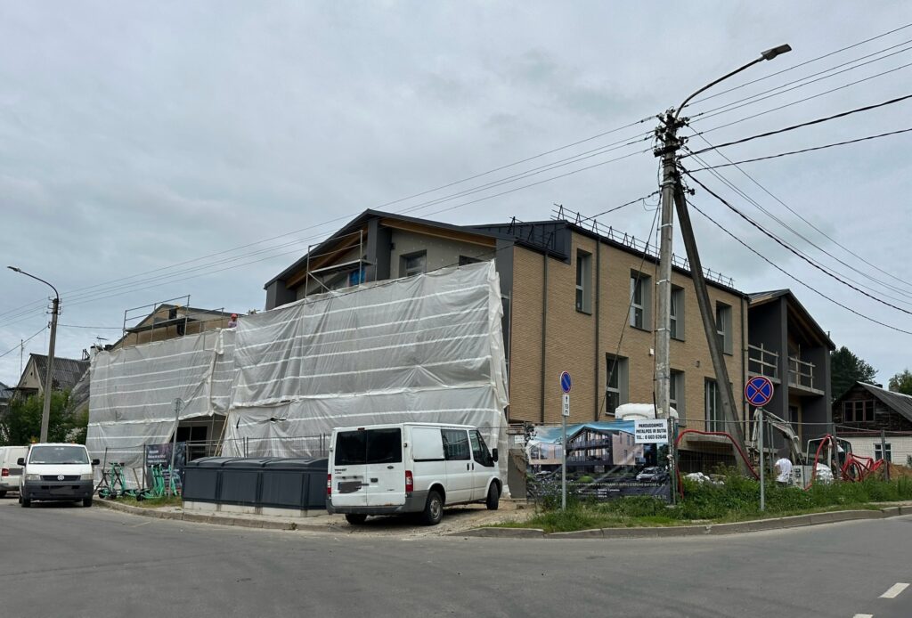 Batoro 34 (Stepono Batoro g. 34) - Multi apartment, Office center - construction photos