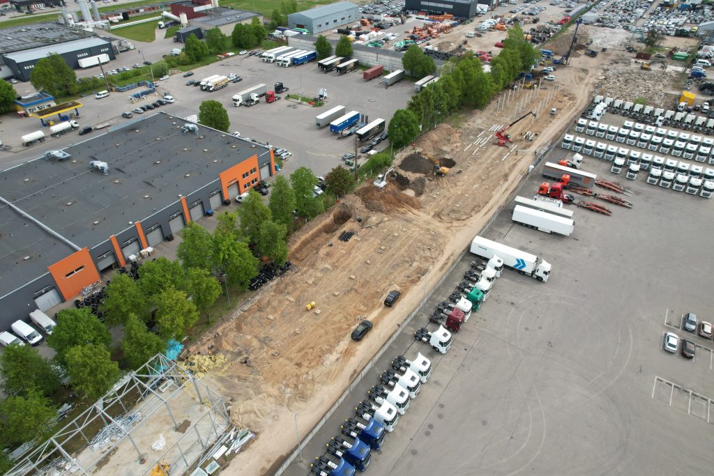 Taikos verslo parkas (1 etapas) (Taikos pr. 135D) - Stock office / Flex space - construction photos