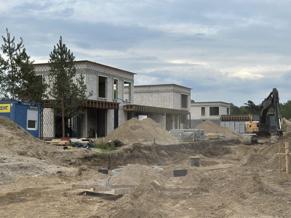 Užuovejos g. 1, 3, 5, 7, 15, 17 | Vėjų g. 4 (Užuovejos g. 1, 3, 5, 7, 15, 17, Vėjų g. 4) - Private house community - construction photos