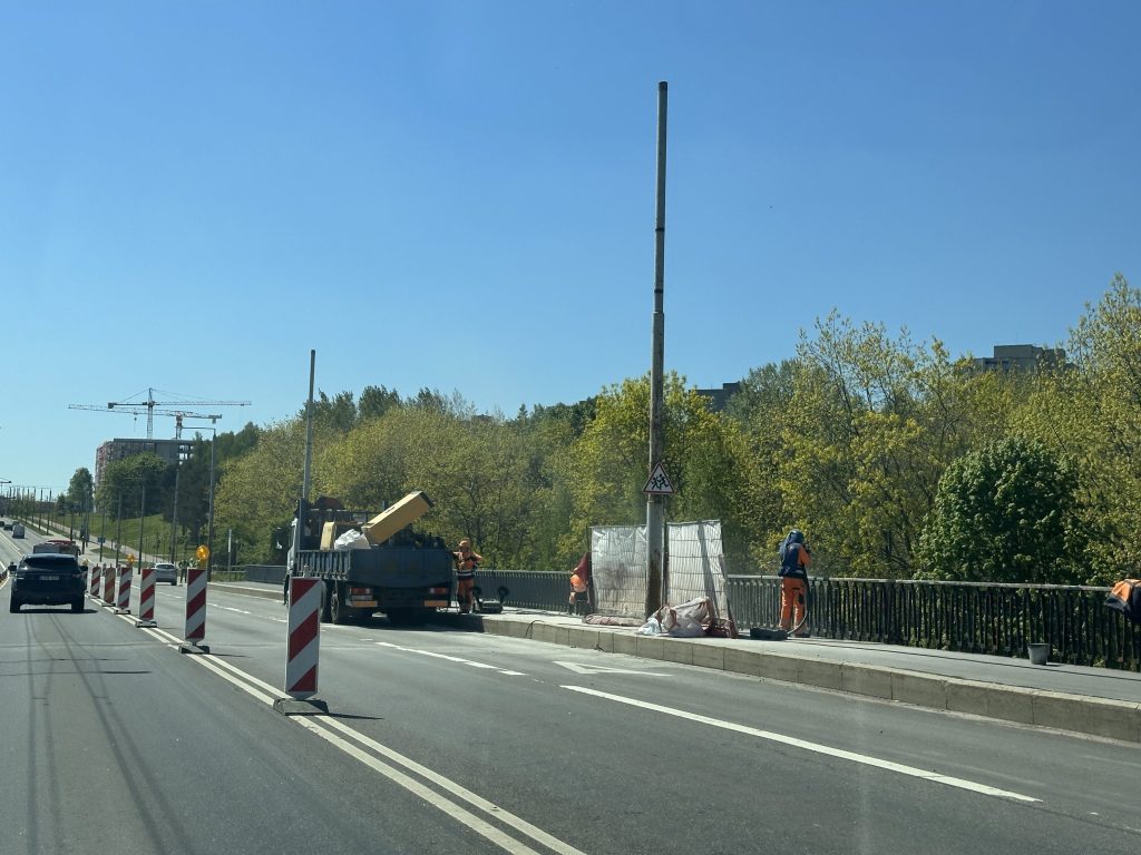 Valakampių tilto remontas (Kareivių g.) - Bridge - construction photos