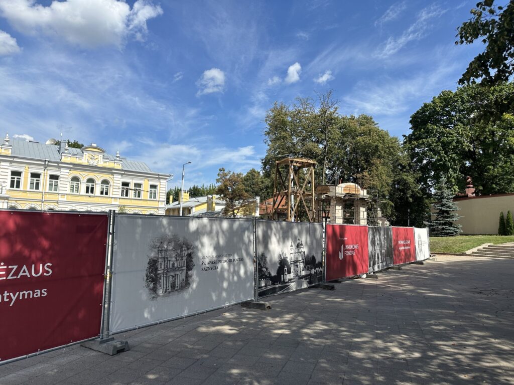 Viešpaties Jėzaus koplytėlės atstatymas (Jono Pauliaus II a. 2) - House of worship - construction photos