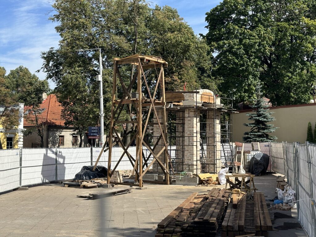 Viešpaties Jėzaus koplytėlės atstatymas (Jono Pauliaus II a. 2) - House of worship - construction photos