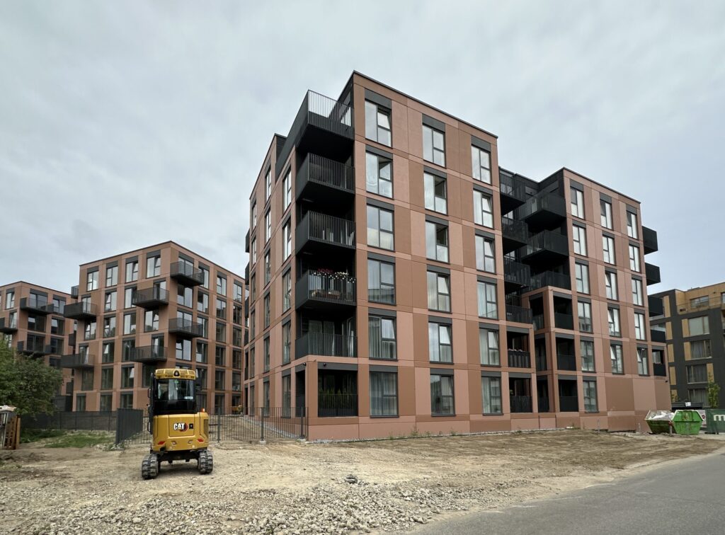 Vilnelės skverai 2 etapas (Manufaktūrų g. 7) - Multi apartment - construction photos