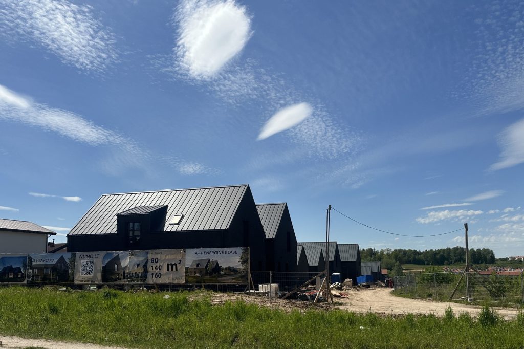 Žvaigždžių gatvės namai (Žvaigždžių g. 2, 4, 6, 8) - Private house community - construction photos