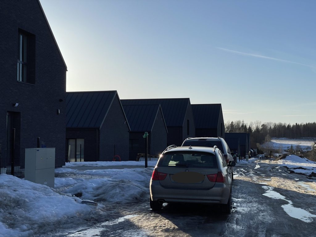 Žvaigždžių gatvės namai (Žvaigždžių g. 2, 4, 6, 8) - Private house community - construction photos