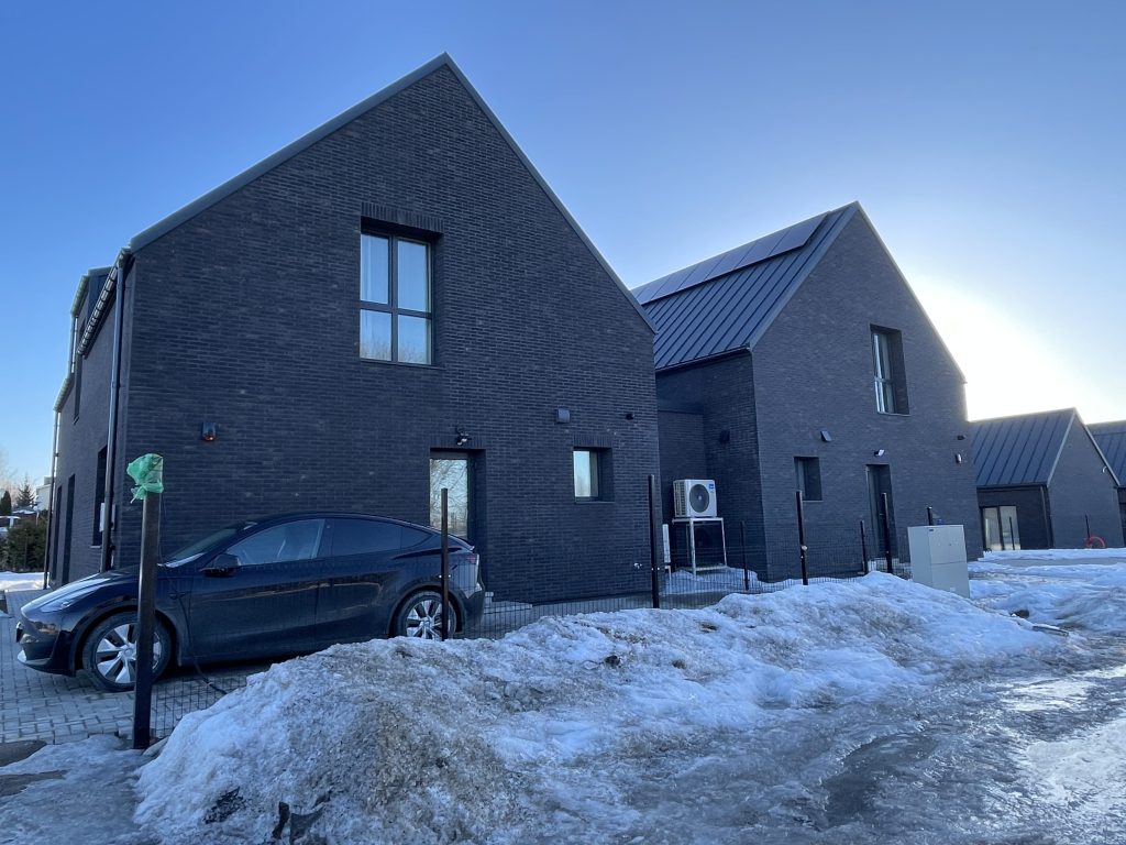 Žvaigždžių gatvės namai (Žvaigždžių g. 2, 4, 6, 8) - Private house community - construction photos