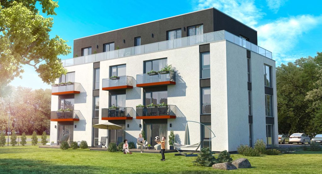 Taikos namas (Kovo 11-osios g. 41B) - Multi apartment - visualization