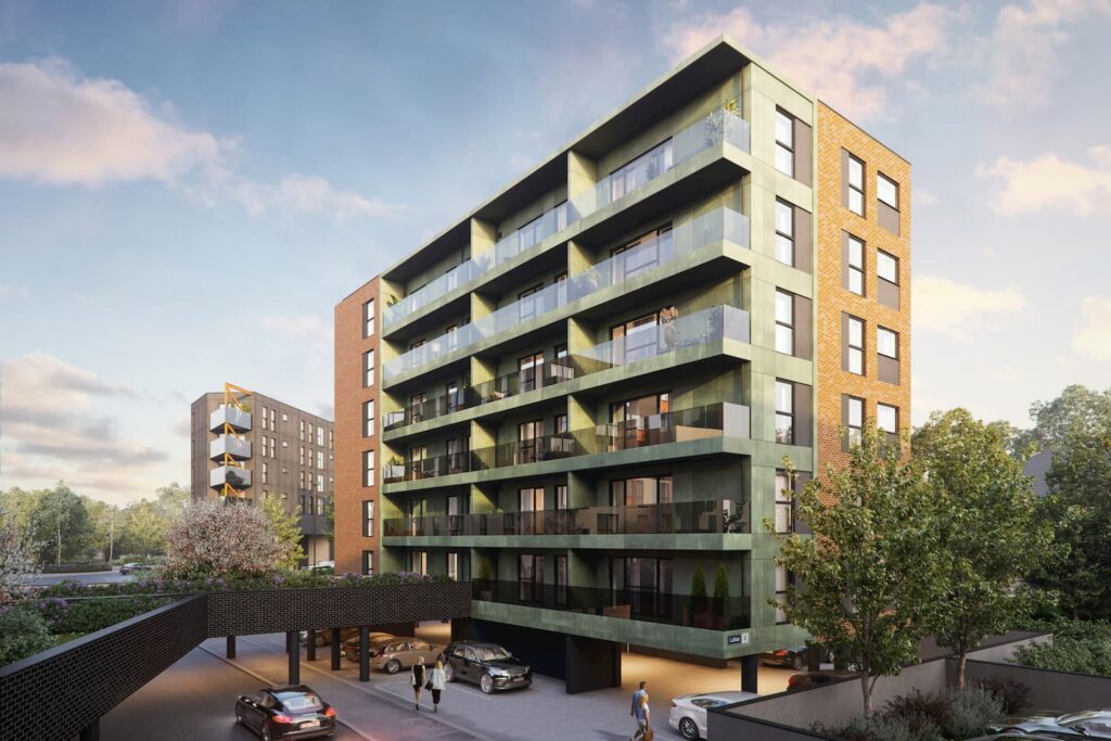 Uus-Holland elurajoon (Tuukri tn 1B, Lüüsi tn 4) (Tuukri tn 1b, Lüüsi tn 4) - Daudzdzīvokļu nams - vizualizācija