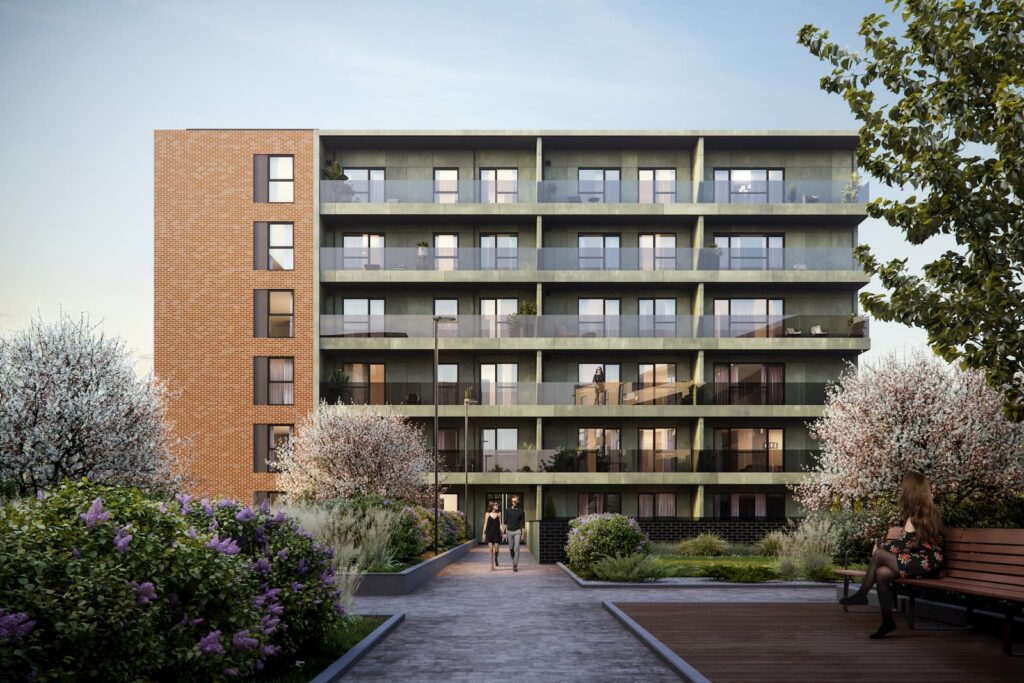 Uus-Holland elurajoon (Tuukri tn 1B, Lüüsi tn 4) (Tuukri tn 1b, Lüüsi tn 4) - Daudzdzīvokļu nams - vizualizācija