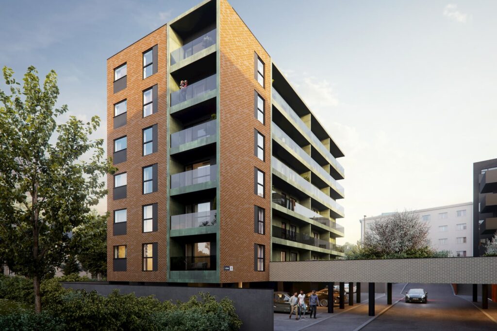 Uus-Holland elurajoon (Tuukri tn 1B, Lüüsi tn 4) (Tuukri tn 1b, Lüüsi tn 4) - Daudzdzīvokļu nams - vizualizācija