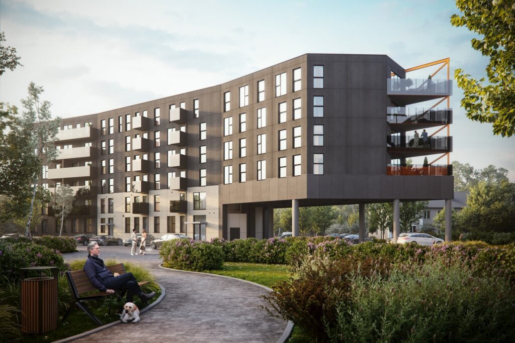 Uus-Holland elurajoon (Tuukri tn 1B, Lüüsi tn 4) (Tuukri tn 1b, Lüüsi tn 4) - Daudzdzīvokļu nams - vizualizācija