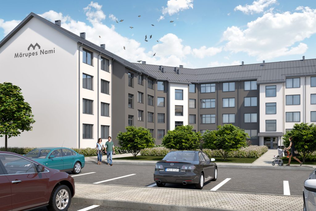 Mārupes nami - 2.kārta (Ventas iela 27) - Korterelamu - visuaalne