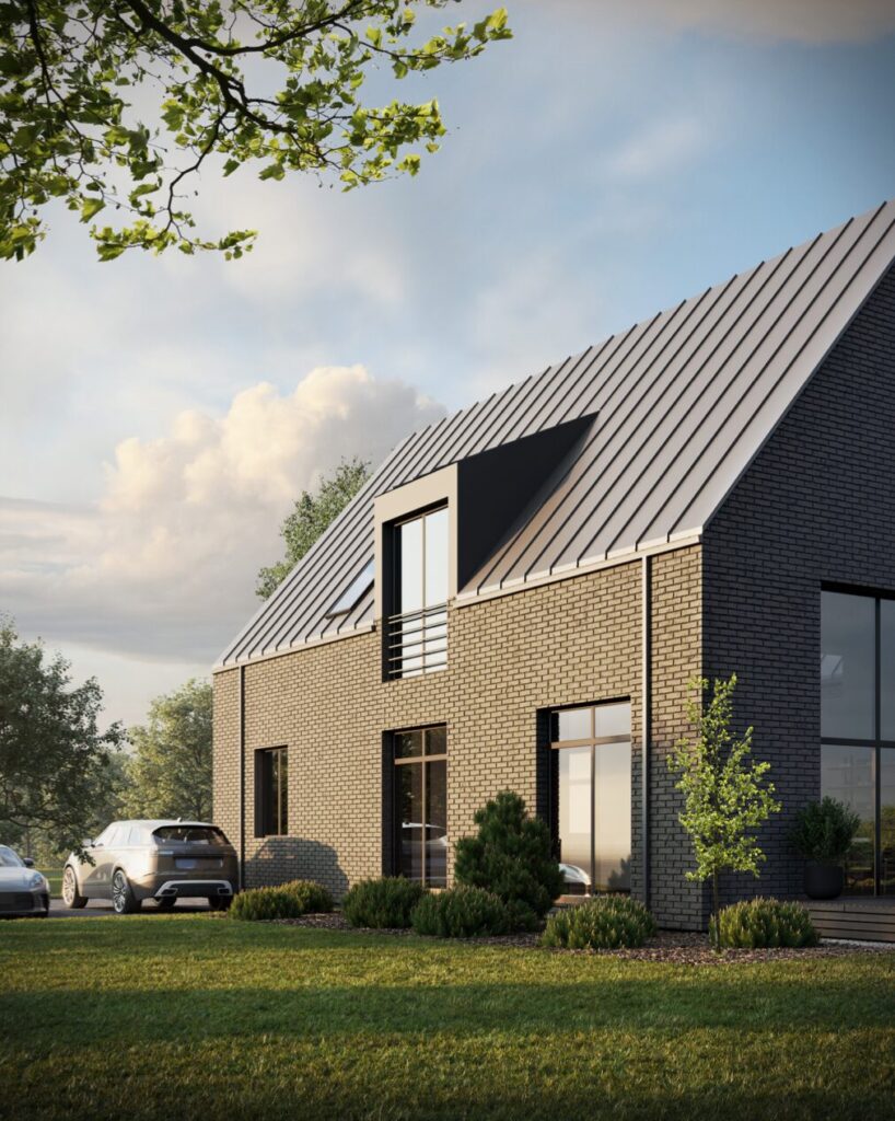 Žvaigždžių gatvės namai (Žvaigždžių g. 2, 4, 6, 8) - Private house community - visualization