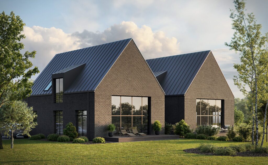 Žvaigždžių gatvės namai (Žvaigždžių g. 2, 4, 6, 8) - Private house community - visualization