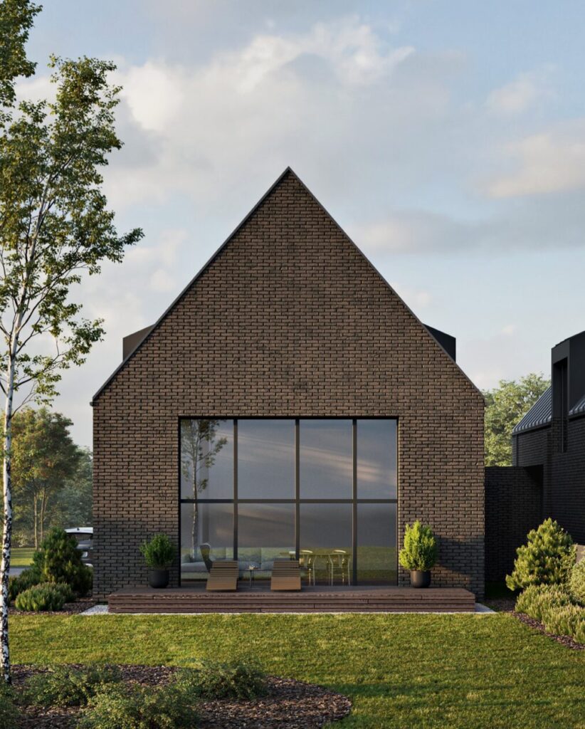 Žvaigždžių gatvės namai (Žvaigždžių g. 2, 4, 6, 8) - Private house community - visualization