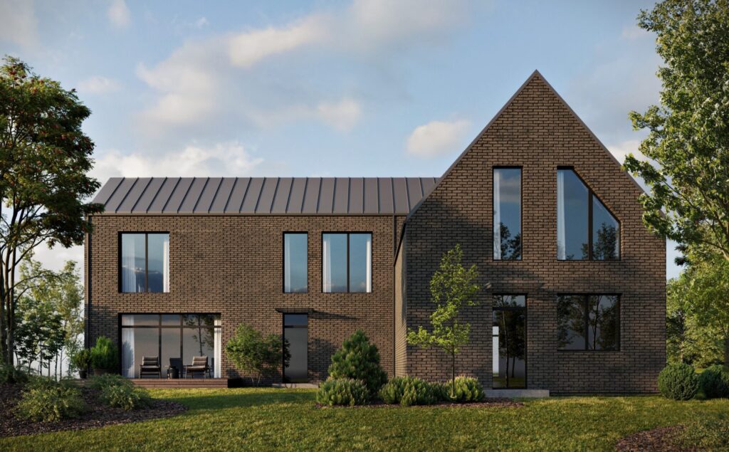 Žvaigždžių gatvės namai (Žvaigždžių g. 2, 4, 6, 8) - Private house community - visualization