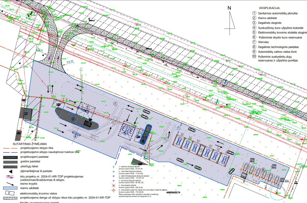 Degalinė ir auto plovykla Minsko pl. 27, 27A (Minsko pl. 27, 27A) - Car wash, Petrol station - visualization