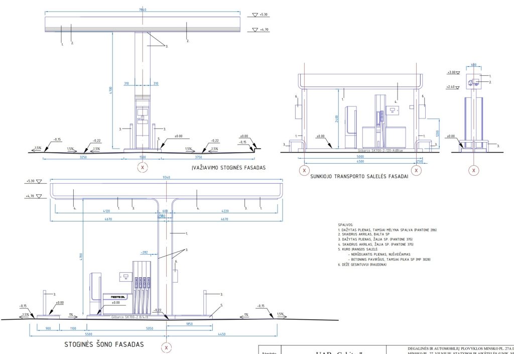 Degalinė ir auto plovykla Minsko pl. 27, 27A (Minsko pl. 27, 27A) - Car wash, Petrol station - visualization