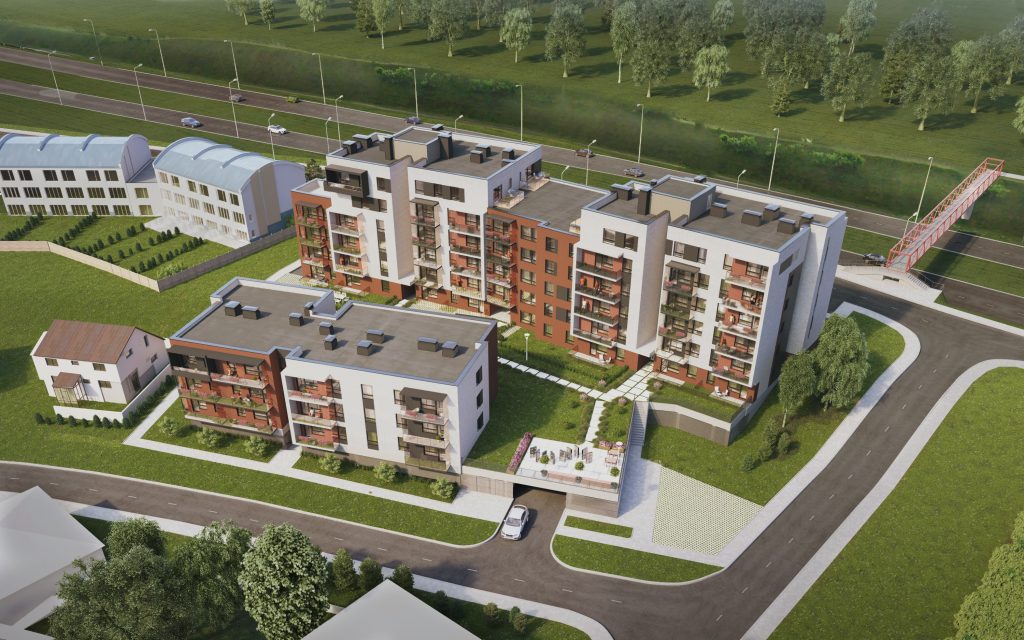 Domino namai (Mokyklos g. 86) - Multi apartment - visualization