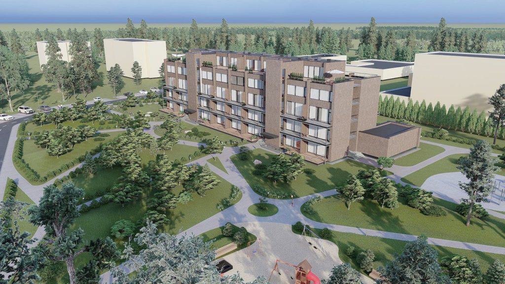 Gėlos slėnis (butai) (Gėlos g. 2, Tuščiaulių k.) - Multi apartment - visualization