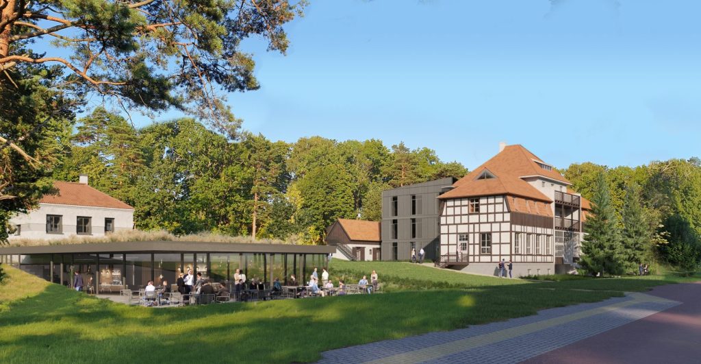 Luizės sanatorijos rekonstrukcija (Girulių pl. 4) - Food services, Hotel - visualization