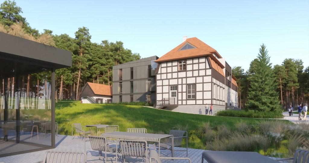 Luizės sanatorijos rekonstrukcija (Girulių pl. 4) - Food services, Hotel - visualization