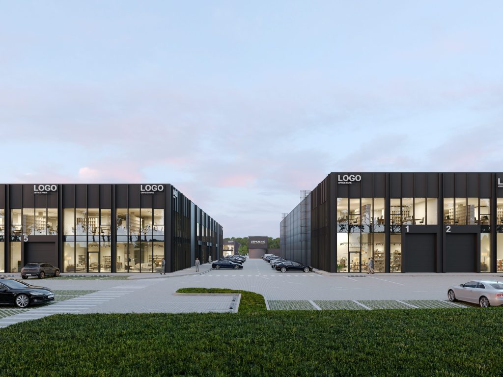 Liepkalnio verslo parkas 1 etapas (Liepkalnio g. 129, 129A) - Stock office / Flex space - visualization