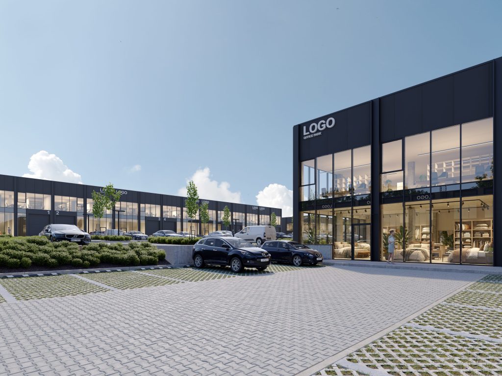 Liepkalnio verslo parkas 1 etapas (Liepkalnio g. 129, 129A) - Stock office / Flex space - visualization