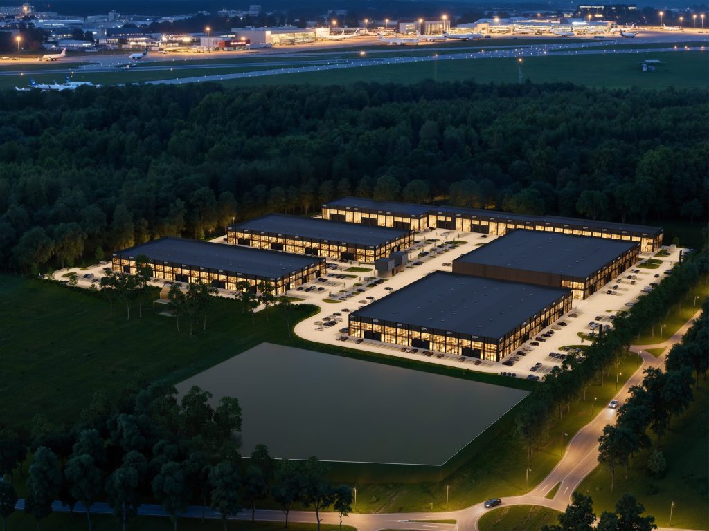 Liepkalnio verslo parkas 2 etapas (Broniaus Oškinio g. 1, 5) - Stock office / Flex space - visualization