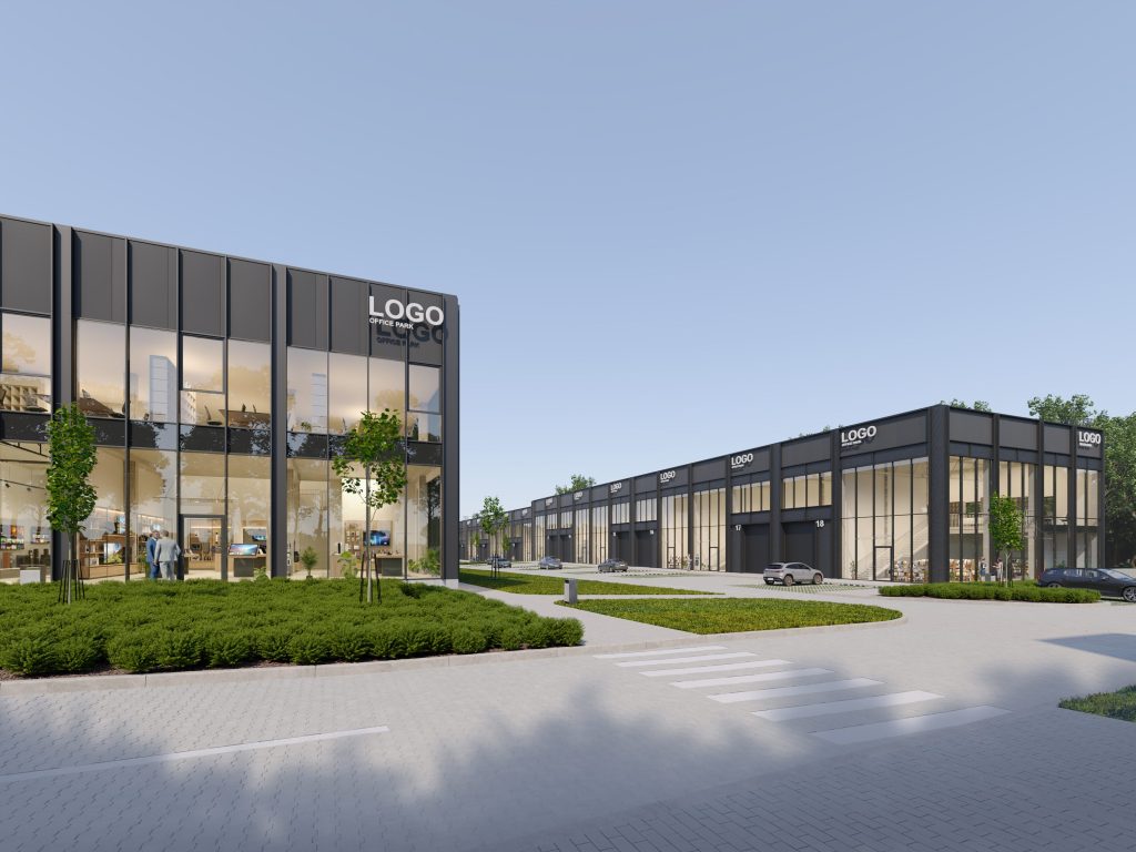 Liepkalnio verslo parkas 1 etapas (Liepkalnio g. 129, 129A) - Stock office / Flex space - visualization