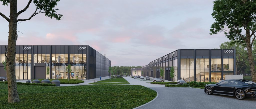 Liepkalnio verslo parkas 1 etapas (Liepkalnio g. 129, 129A) - Stock office / Flex space - visualization