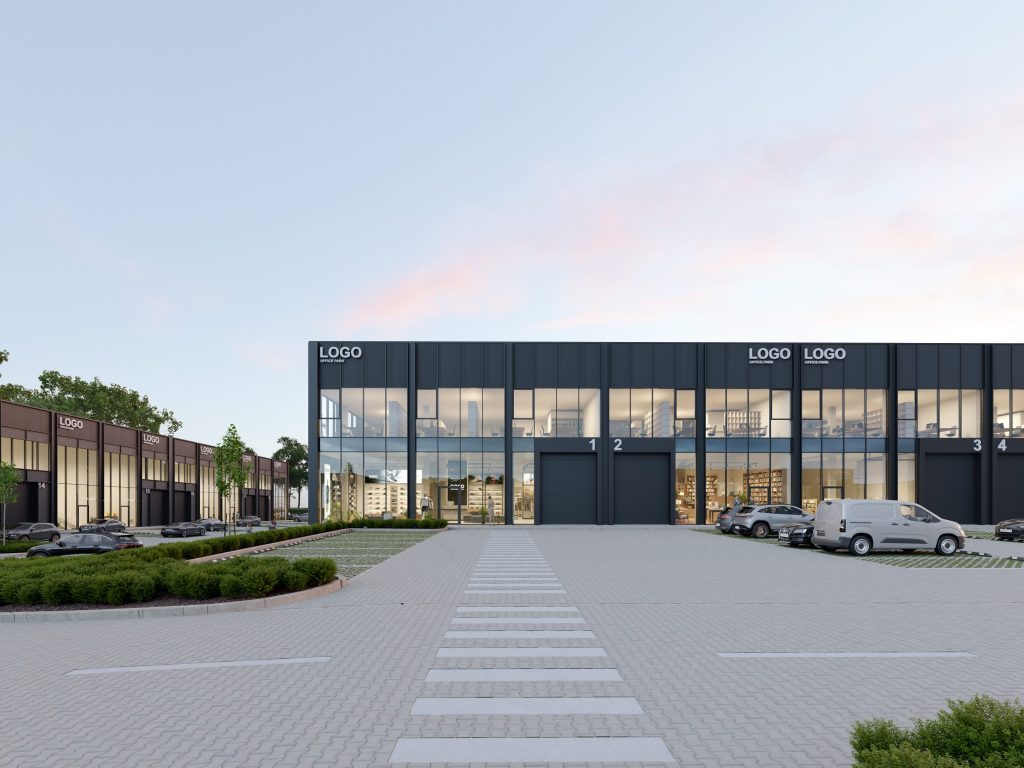 Liepkalnio verslo parkas 1 etapas (Liepkalnio g. 129, 129A) - Stock office / Flex space - visualization