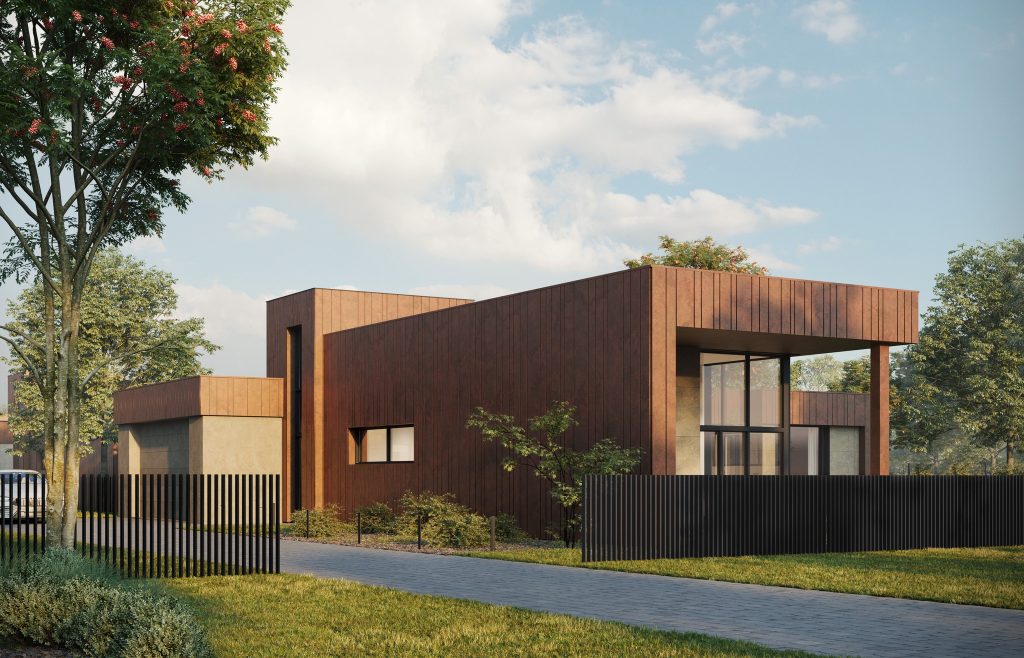 OBELÚ 3 etapas (Sapnų al. 18, 18A, 18B, 18C, 18D, 18E, 18F, 18G, 18GH) - Private house community - visualization