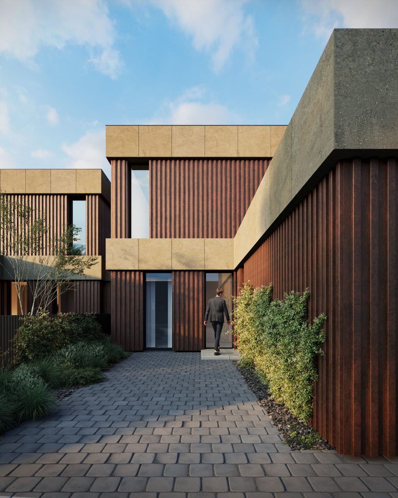 OBELÚ 3 etapas (Sapnų al. 18, 18A, 18B, 18C, 18D, 18E, 18F, 18G, 18GH) - Private house community - visualization