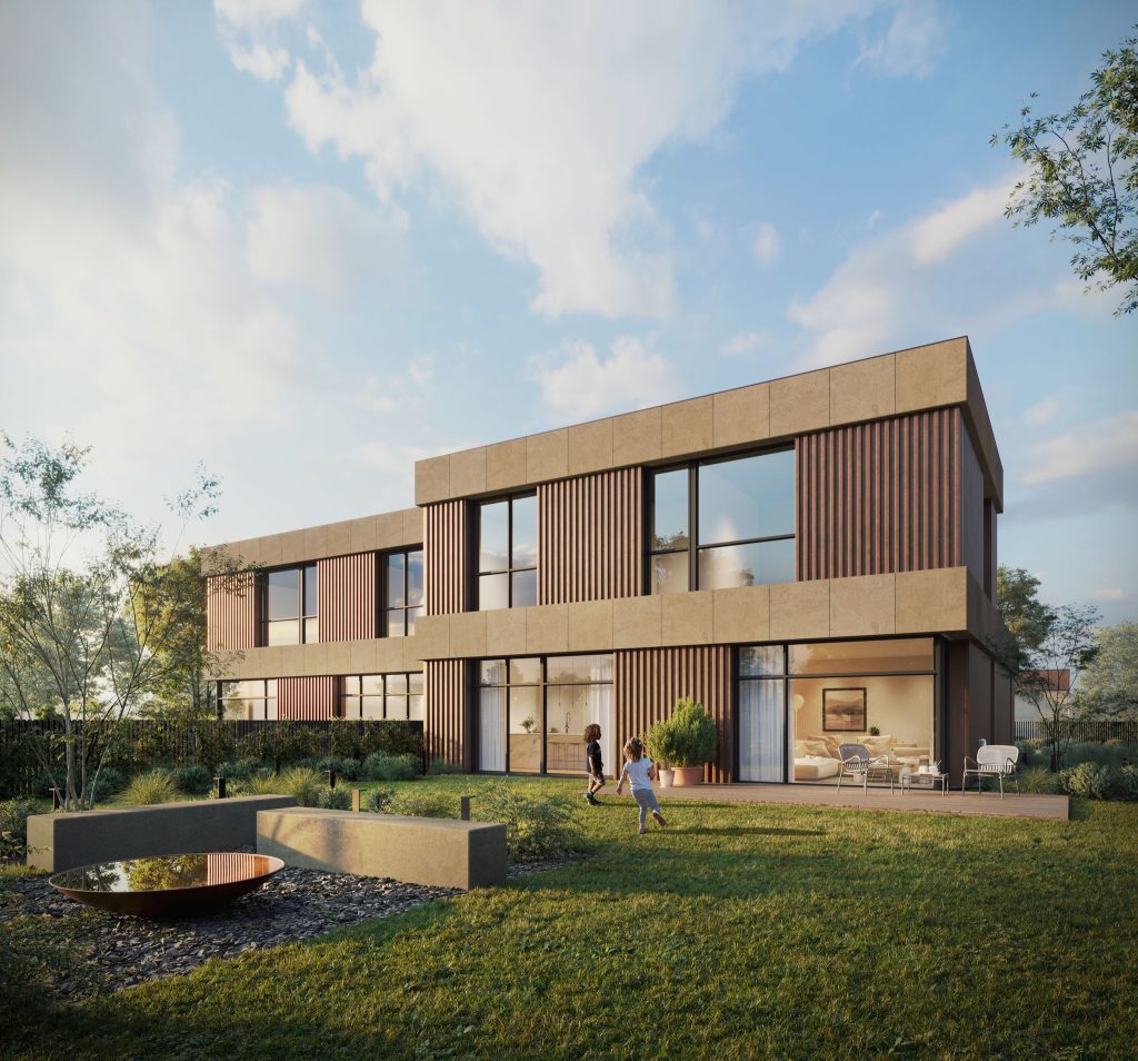 OBELÚ 3 etapas (Sapnų al. 18, 18A, 18B, 18C, 18D, 18E, 18F, 18G, 18GH) - Private house community - visualization