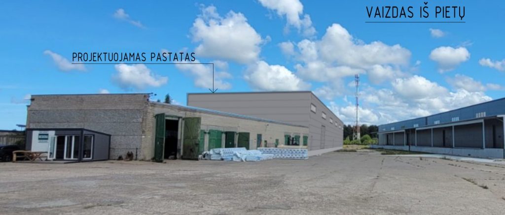 Sandėlys Šilutės pl. 15A (Šilutės pl. 15A) - Warehouse / Distribution center - visualization