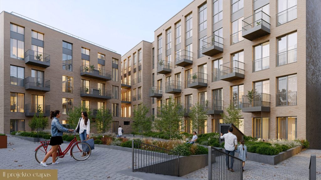 Senamiesčio sodai 2 etapas (Seinų g. 4) - Multi apartment - visualization