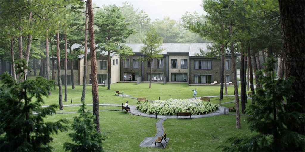 Šilo ežero apartamentai (Balžio g. 37B) - Row housing - visualization