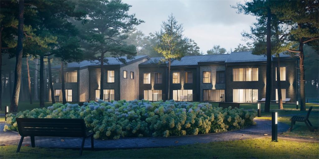 Šilo ežero apartamentai (Balžio g. 37B) - Row housing - visualization