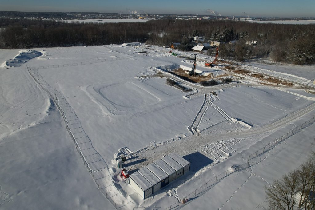 Liepkalnio verslo parkas 1 etapas (Liepkalnio g. 129, 129A) - Stock office / Flex space - construction photos