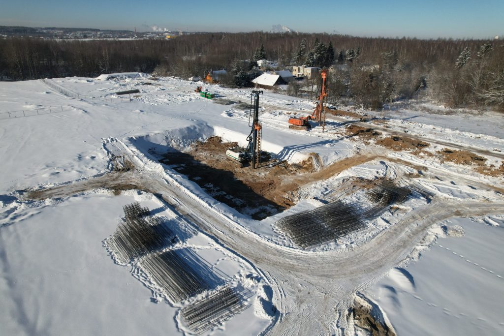 Liepkalnio verslo parkas 1 etapas (Liepkalnio g. 129, 129A) - Stock office / Flex space - construction photos