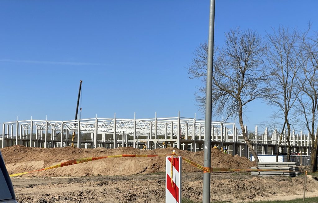 Liepkalnio verslo parkas 1 etapas (Liepkalnio g. 129, 129A) - Stock office / Flex space - construction photos