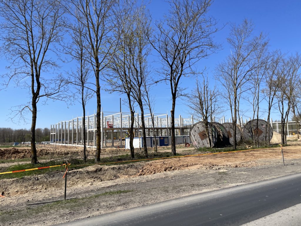 Liepkalnio verslo parkas 1 etapas (Liepkalnio g. 129, 129A) - Stock office / Flex space - construction photos
