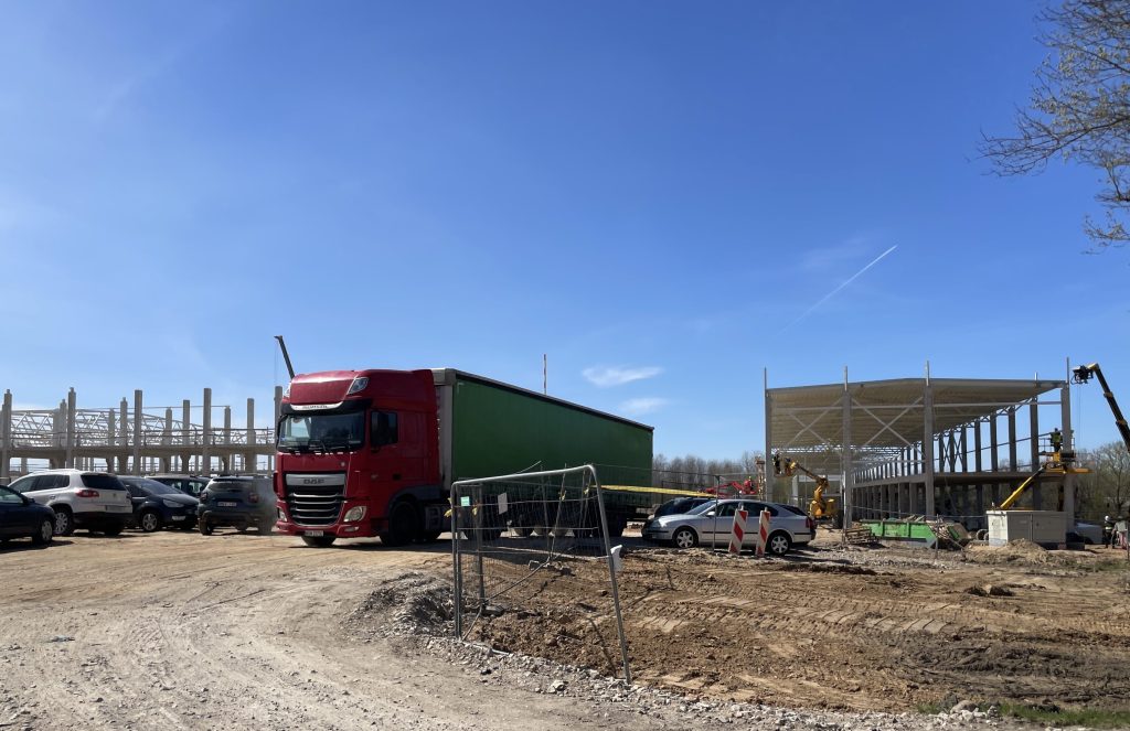 Liepkalnio verslo parkas 1 etapas (Liepkalnio g. 129, 129A) - Stock office / Flex space - construction photos