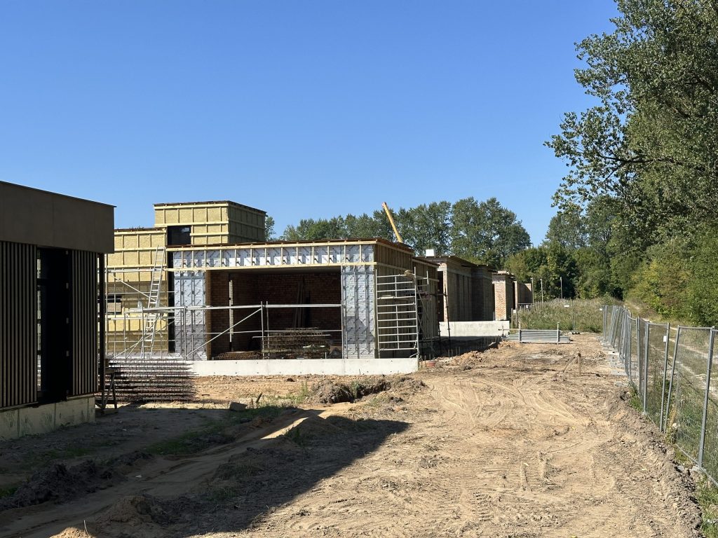 OBELÚ 1 etapas (Obelų al. 1, 3, 5, 7, 9, 11, 13, 15, 17, 19, 21, 23) - Private house community - construction photos