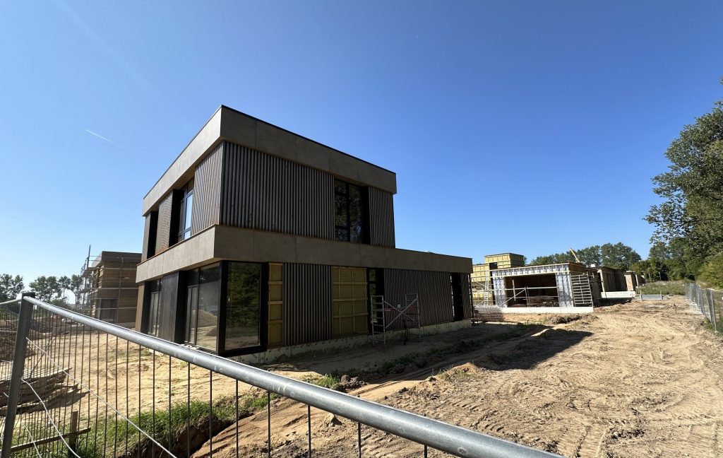 OBELÚ 1 etapas (Obelų al. 1, 3, 5, 7, 9, 11, 13, 15, 17, 19, 21, 23) - Private house community - construction photos