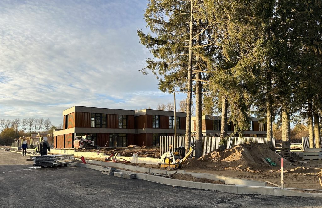 OBELÚ 1 etapas (Obelų al. 1, 3, 5, 7, 9, 11, 13, 15, 17, 19, 21, 23) - Private house community - construction photos