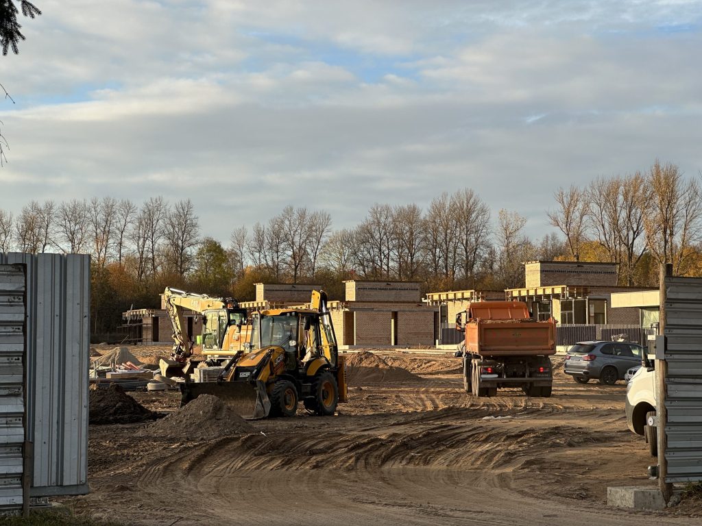 OBELÚ 1 etapas (Obelų al. 1, 3, 5, 7, 9, 11, 13, 15, 17, 19, 21, 23) - Private house community - construction photos