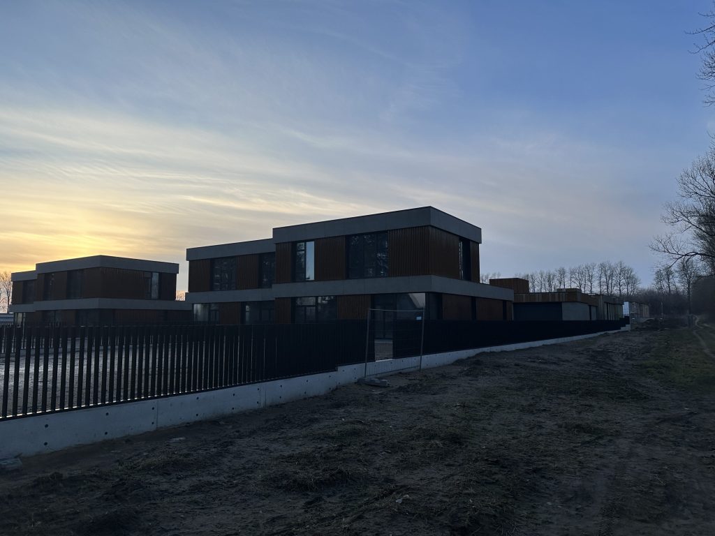 OBELÚ 1 etapas (Obelų al. 1, 3, 5, 7, 9, 11, 13, 15, 17, 19, 21, 23) - Private house community - construction photos